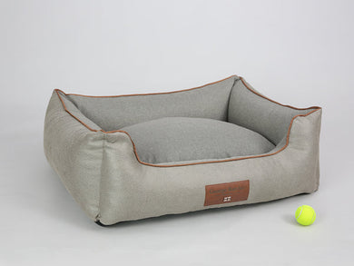 George Barclay Beckley Orthopedic Walled Dog Bed - Taupe/ Mocha, Large