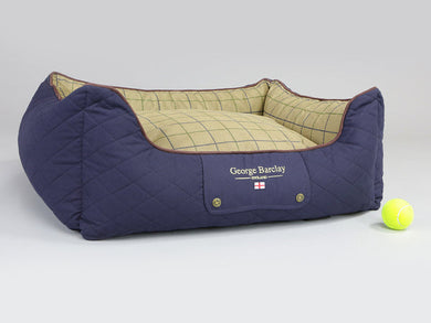 George Barclay Country Walled Dog Bed - Midnight Blue