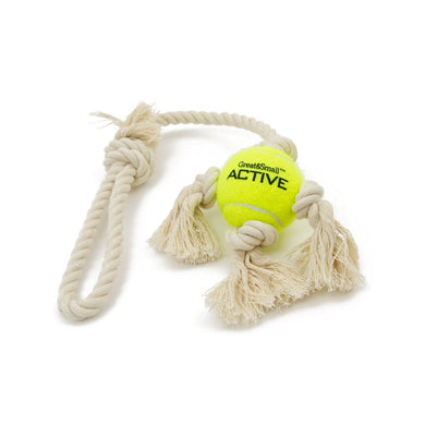 Great&Small Ball Rope Dog Toy