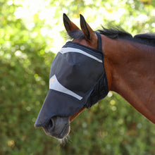 Load image into Gallery viewer, Shires Flyguard Pro Fine Mesh Earless Fly Mask With Nose Jet