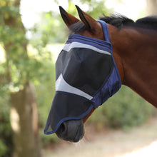 Load image into Gallery viewer, Shires Flyguard Pro Fine Mesh Earless Fly Mask With Nose Jet