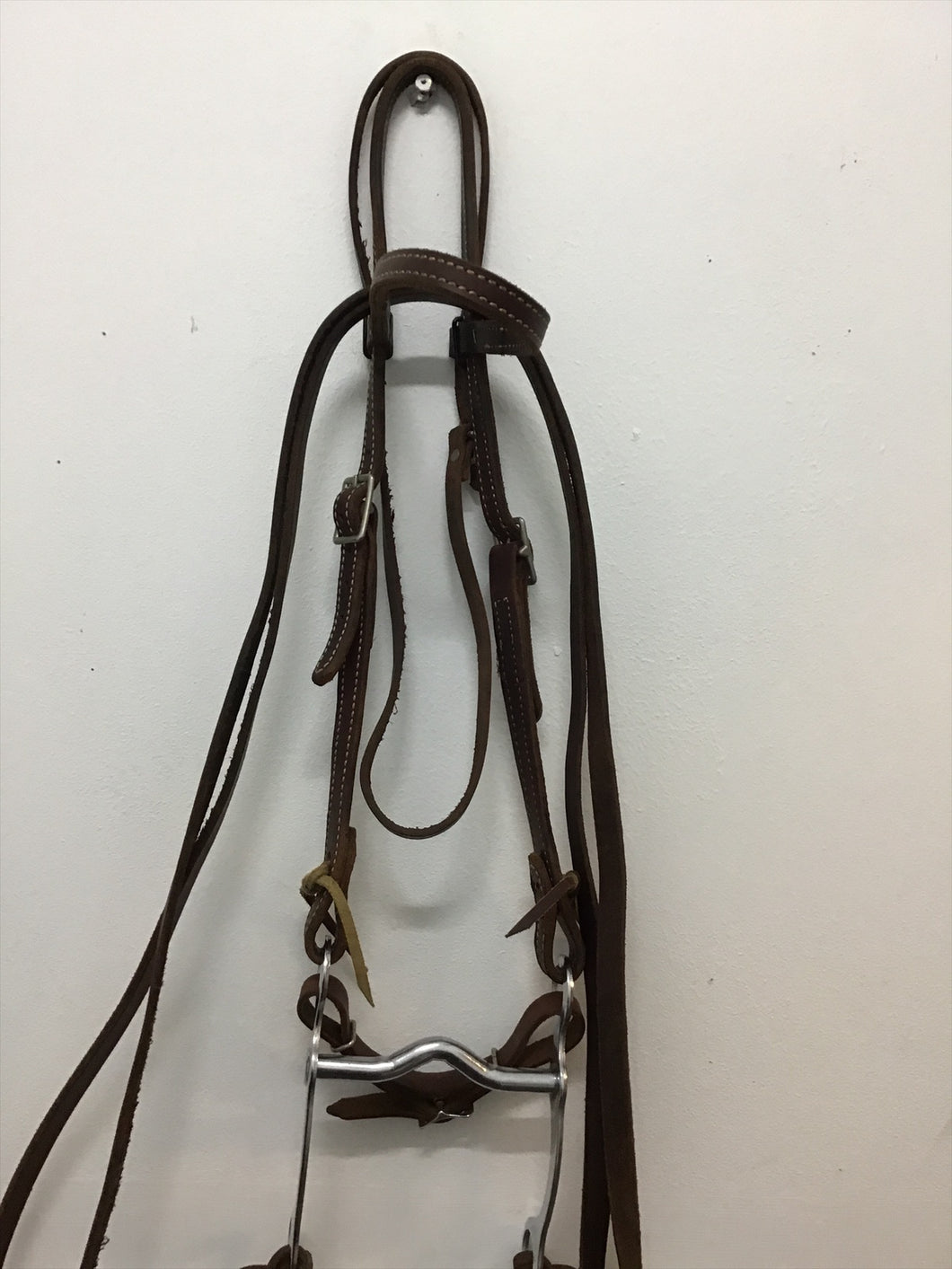 Western Bridle Tan CW Bit & Reins