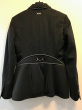 Load image into Gallery viewer, FairPlay Dressage Black Show Jacket Size 8 (36)