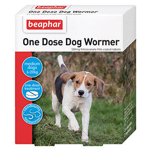 Beaphar One Dose Dog Wormer