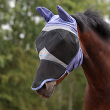 Load image into Gallery viewer, Fly Guard Pro Fine Mesh Fly Mask With Ears &amp; Nose