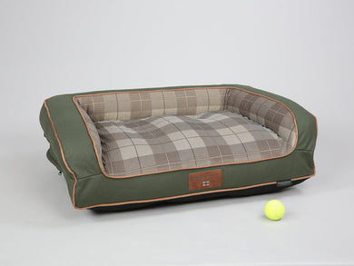 George Barclay Heritage Dog Sofa Bed - Emerald, Medium