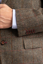 Load image into Gallery viewer, Gurteen Woodstock Spice Herringbone Tweed Jacket