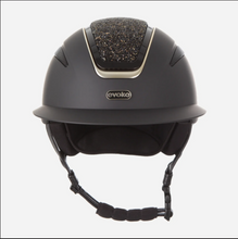 Load image into Gallery viewer, Evoke Callisto Wide Peak Black Gold Crystal