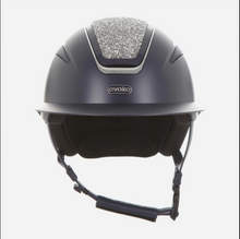 Load image into Gallery viewer, Evoke Callisto Wide Peak Navy Silver Crystal