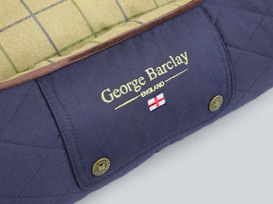 George Barclay Country Walled Dog Bed - Midnight Blue