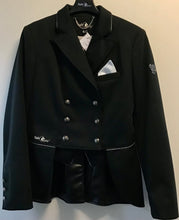 Load image into Gallery viewer, FairPlay Dressage Black Show Jacket Size 8 (36)