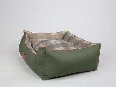 George Barclay Heritage Orthopedic Walled Dog Bed - Emerald, Large