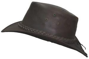 Hunter-Outdoor Ned Kelly Leather Hat