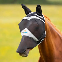 Load image into Gallery viewer, Fly Guard Pro Fine Mesh Fly Mask With Ears &amp; Nose