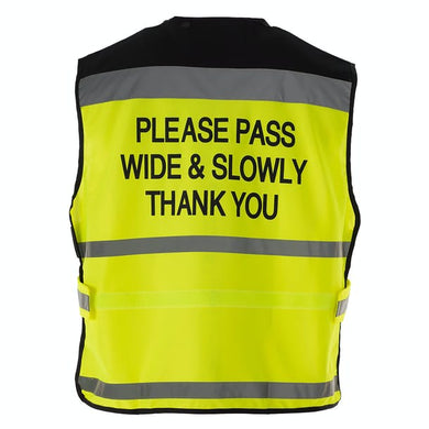 Equisafety Air Waistcoat Please Pass Wide & Slowly Thank You