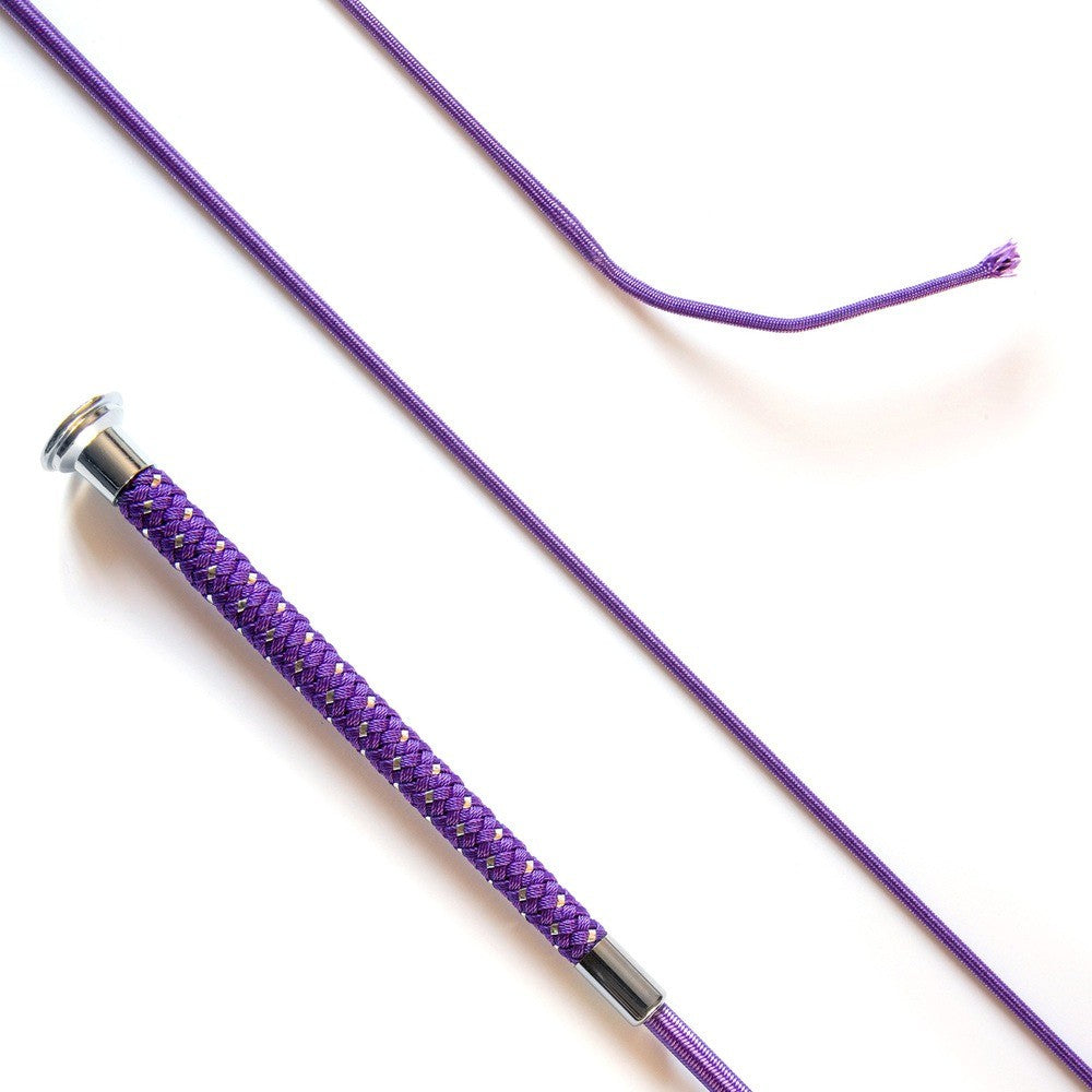 KM Elite Dressage Braided Whip 110cm