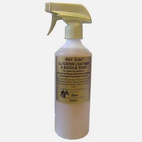 Gold Label Glycerin Leather & Saddle Soap Spray 500ml