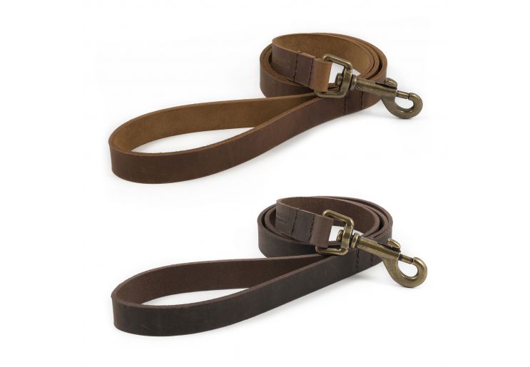 Ancol Leather Dog Lead