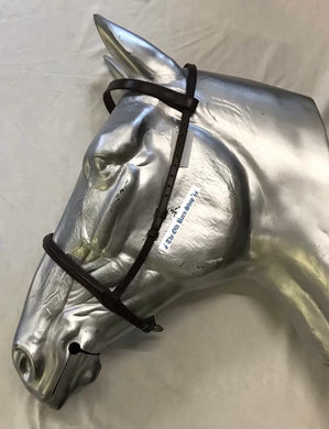 Pony Show Noseband & Browband Havana
