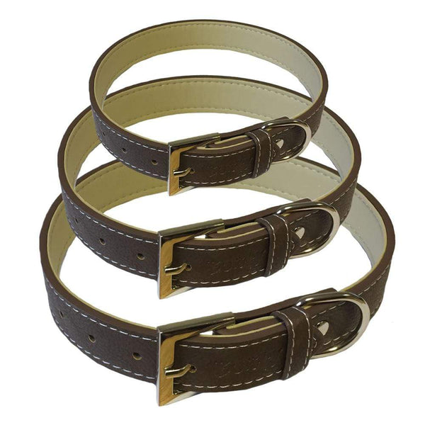 Bunty Leather Style Dog Collar