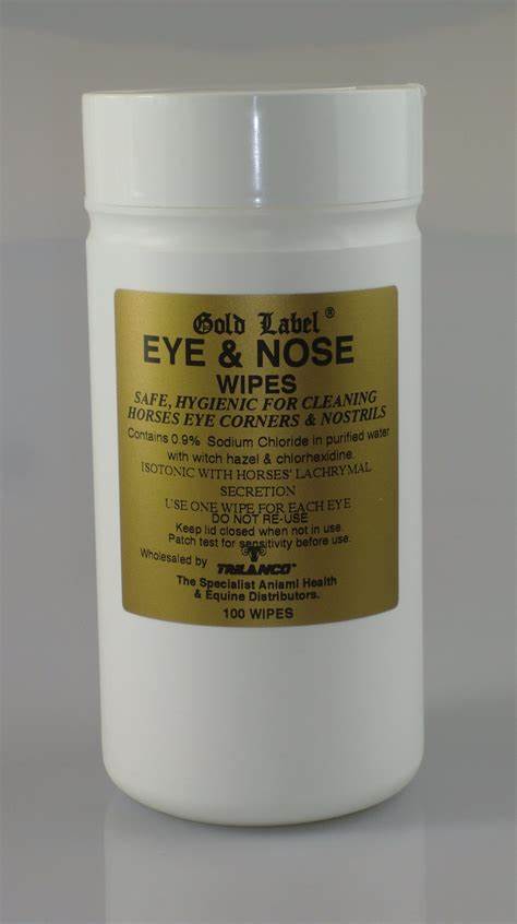 Gold Label Eye & Nose Wipes (100)
