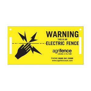 Warning Sign Electric Fence