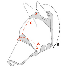 Load image into Gallery viewer, Shires Deluxe Fly Mask with Ears &amp; Nose