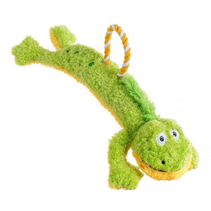 House of Paws Loofa & Rope Frog Dog Toy