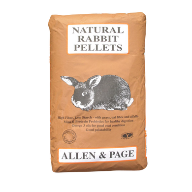 Allen & Page Natural Rabbit Pellets 20kg