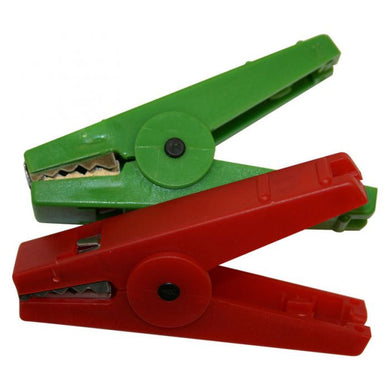Agrifence Croc Clips - Red/Green Pack of 2