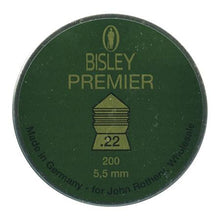 Load image into Gallery viewer, Bisley Air Rifle Pellets .22