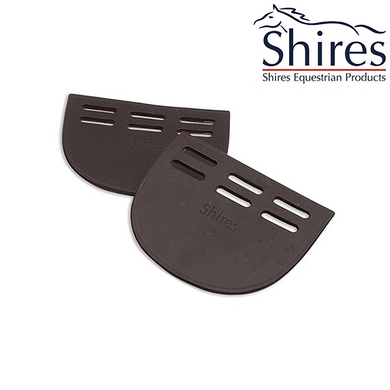 Shires Leather Girth Buckle Guards
