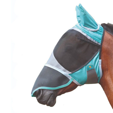 Shires Deluxe Fly Mask with Ears & Nose