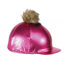 Load image into Gallery viewer, Shires Metallic Pom Pom Hat Cover
